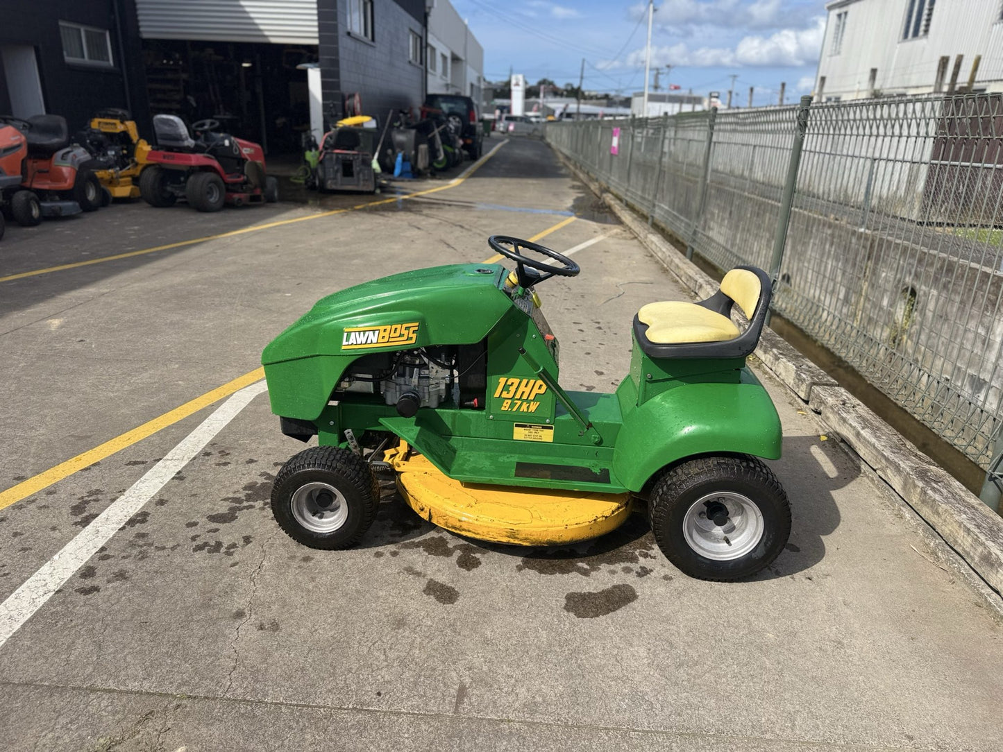 Second Hand - Lawn Boss Ride-On Mower – Brand New 16HP Loncin Engine