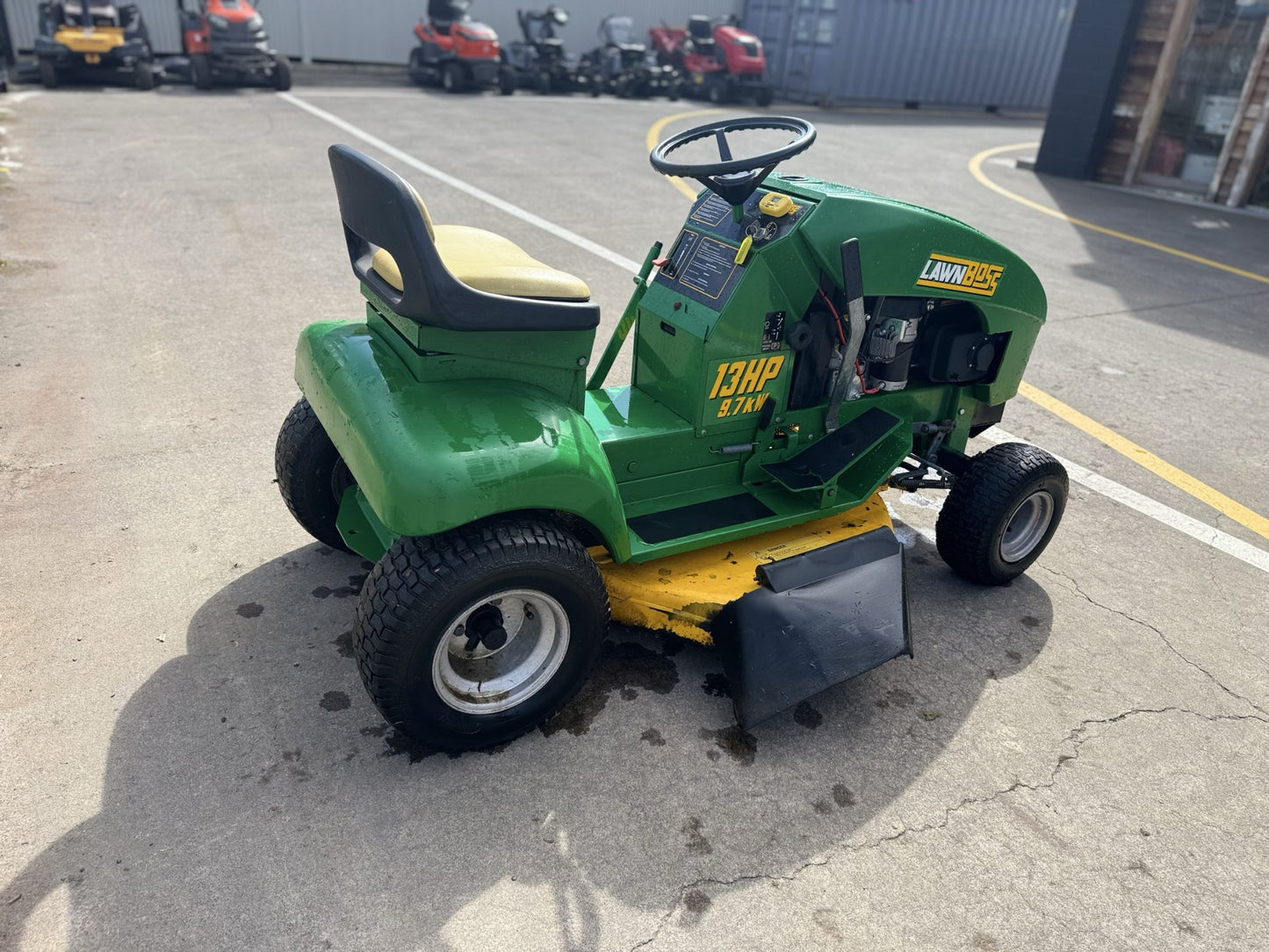 Second Hand - Lawn Boss Ride-On Mower – Brand New 16HP Loncin Engine
