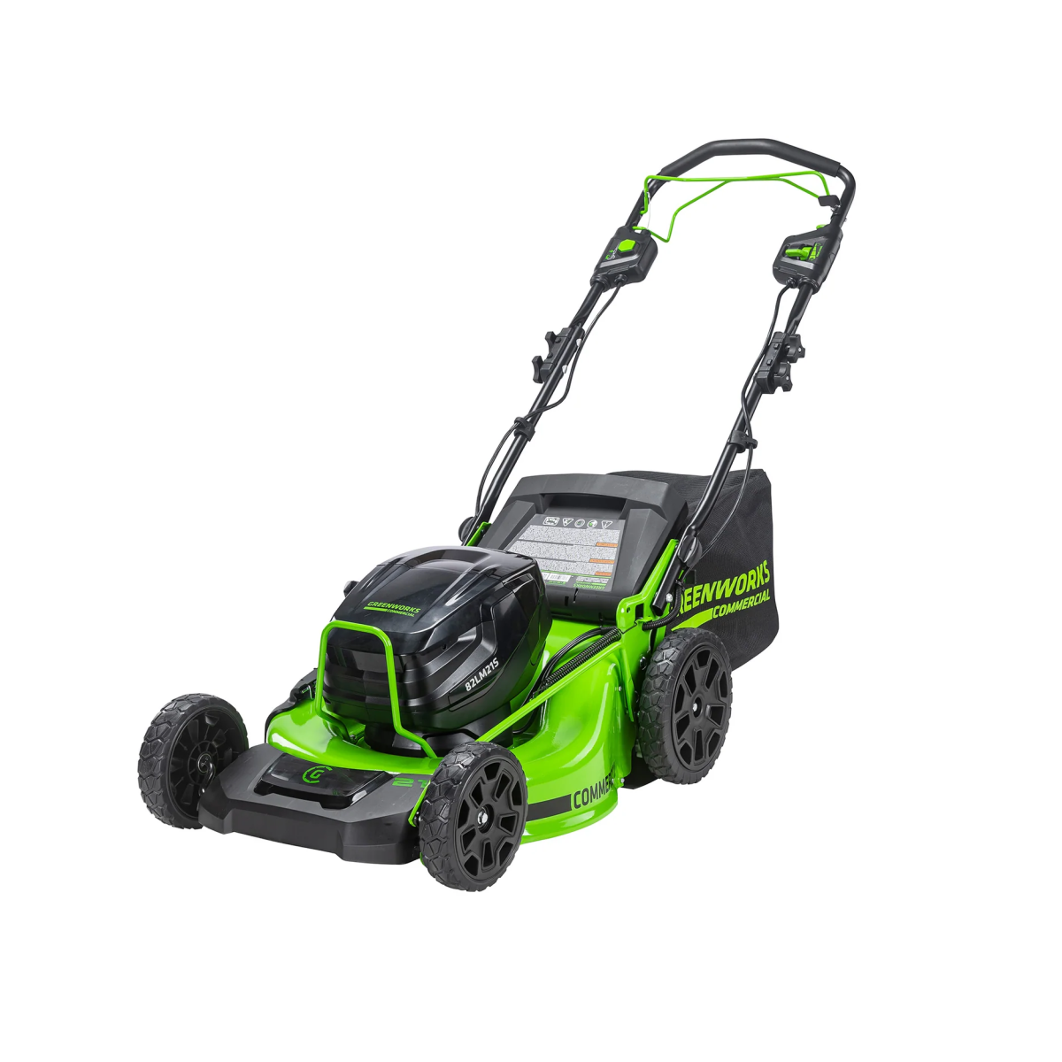 Greenworks 82LM21S Self Propelled Lawnmower super lightweight