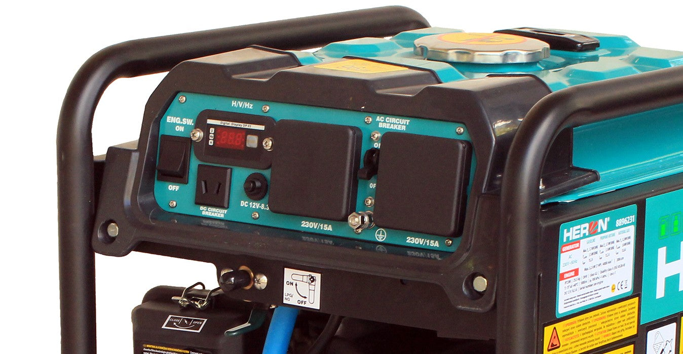 Heron Digital Inverter 3.7kW Hybrid Generator 8896231