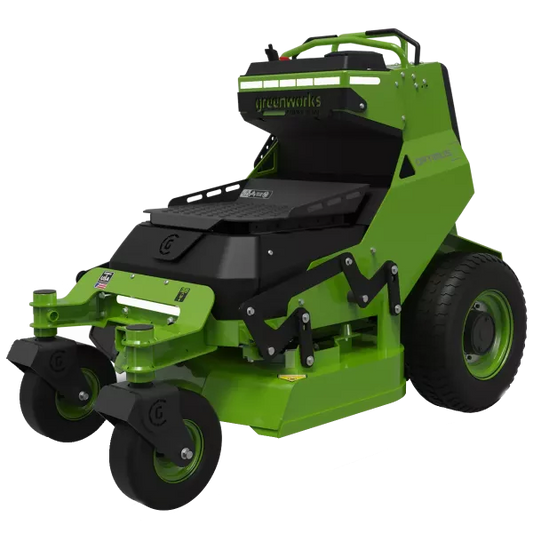 Greenworks 82V 32″ OptimusZ Stand-on Zero Turn Mower (8kWh)