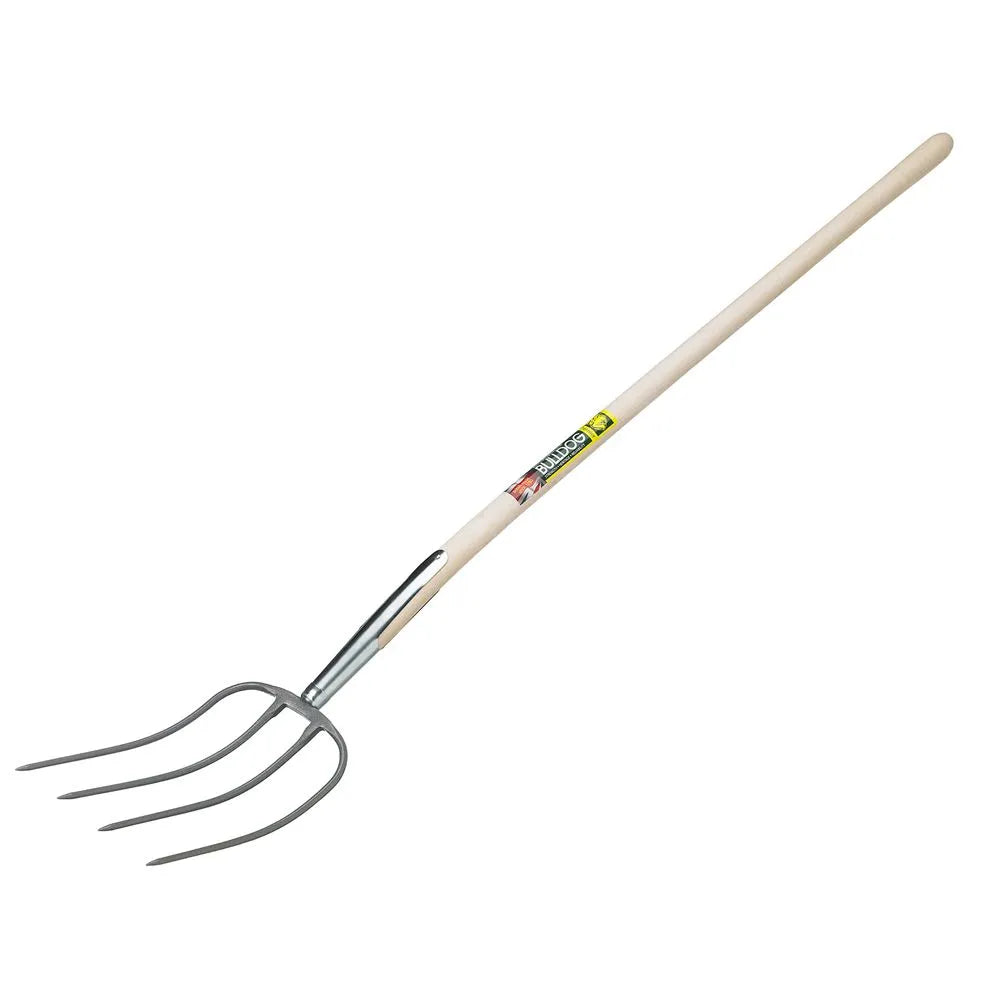 4 Prong Manure Fork with 54" Ash Handle