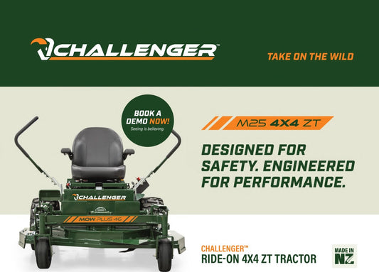 Stevens Challenger™ Ride-on 4X4 ZT Tractor with 1 Deck