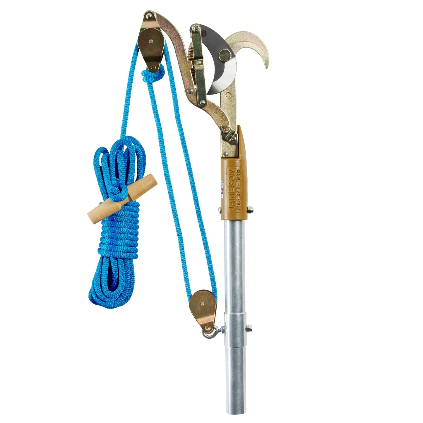 JA-34DP 1.75" BIG MOUTH Double Pulley Pruner with Adapter & Rope
