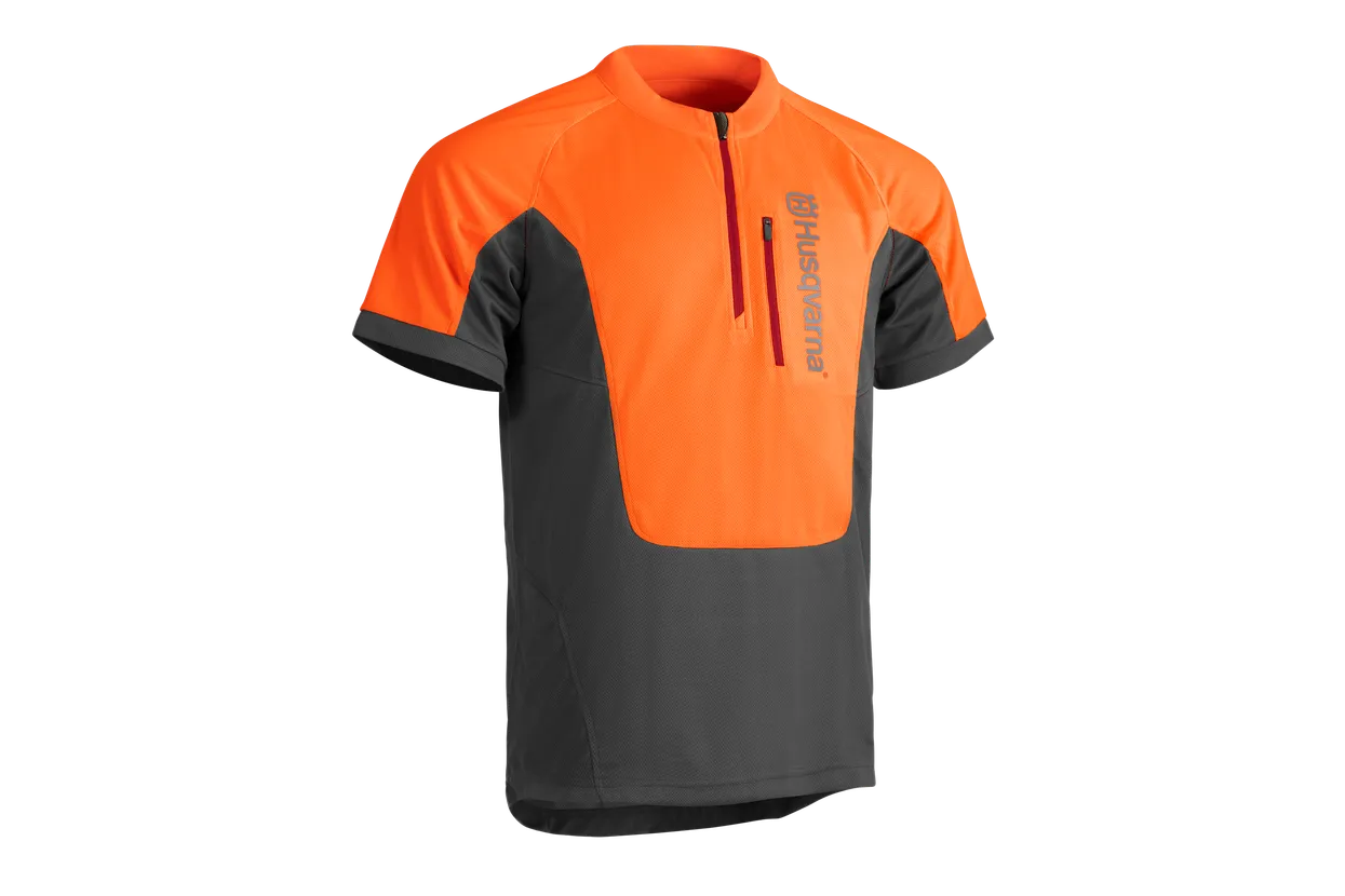 Husqvarna Hi Vis Work T-Shirt Short Sleeve Small