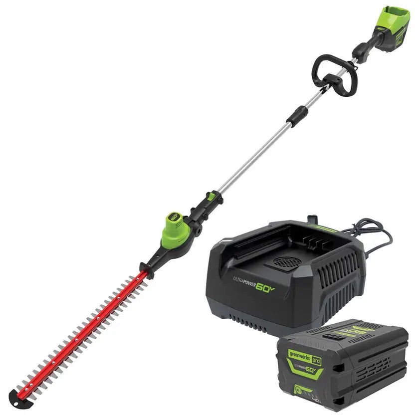 Greenworks 60V Pole Hedge Trimmer Kit