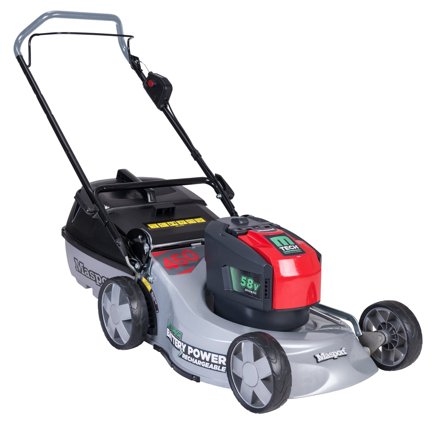 Masport 450 AL S18 2'n1 58V 0.75kW Lawn Mower