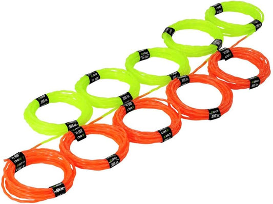 EGO POWER+ Dual Colour Pre-Cut 2.4mm Twisted Trimmer Line Ð 5 PACK
