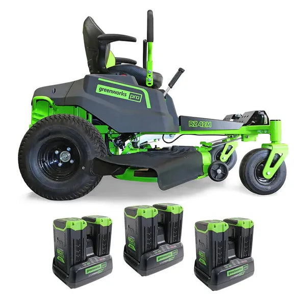 Why Buy EGO or Greenworks Battery-Powered Ride-Ons?