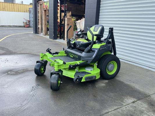 Second Hand - Greenworks OptimusZ 60” Commercial Electric Zero Turn Mower – Only 60 Hours!