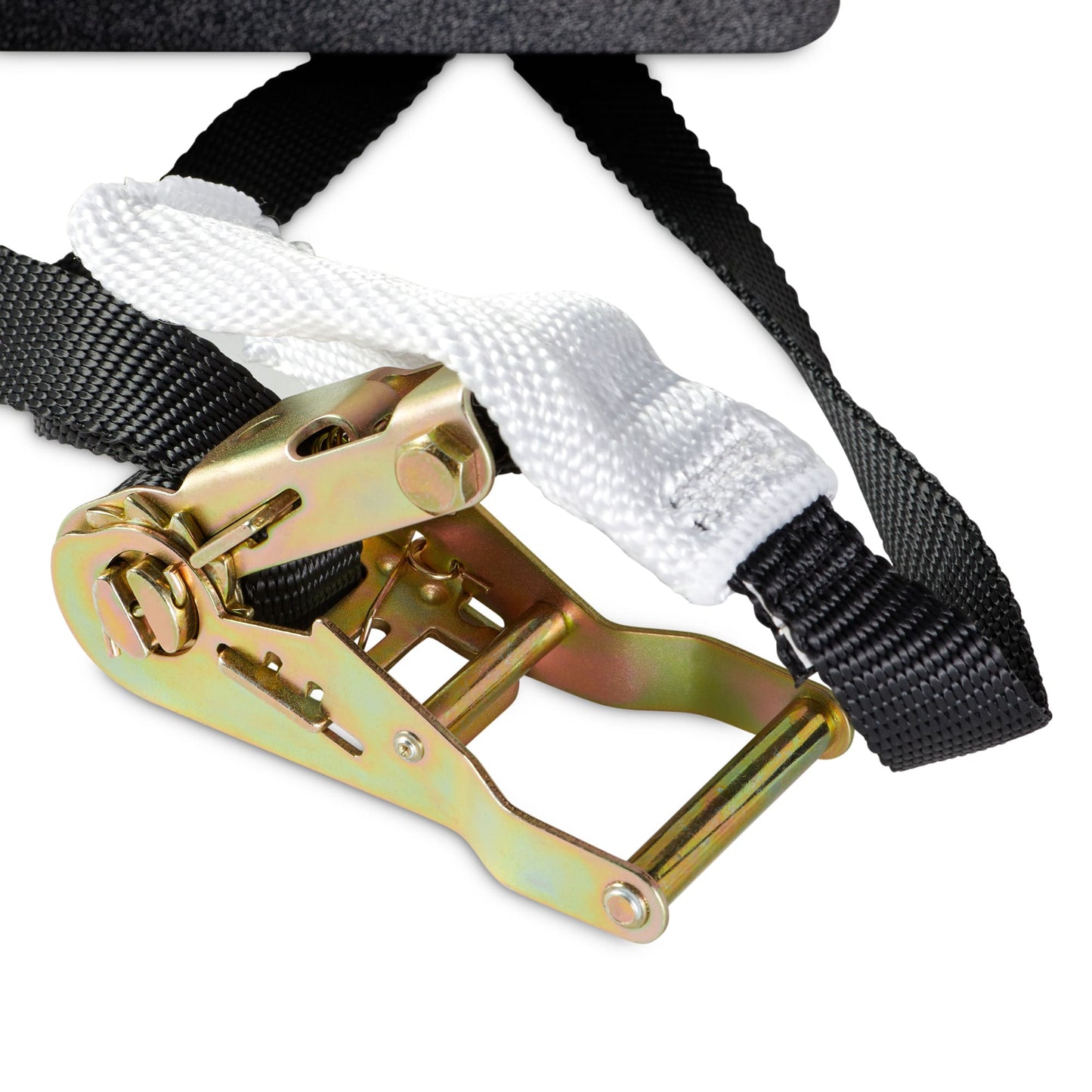 Long Reach Chain Saw Holder with Handle, Strap & Ratchet - Fairmont Style