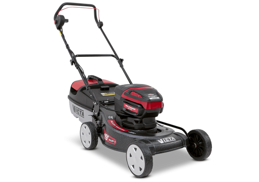 Victa 19" Alloy Base, 36V Battery Powered, Cut & Catch Lawn Mower
