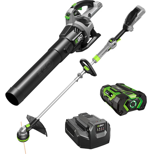EGO POWER+ Cordless 35cm Line Trimmer & Blower Kit 56 Volt, 2.5Ah