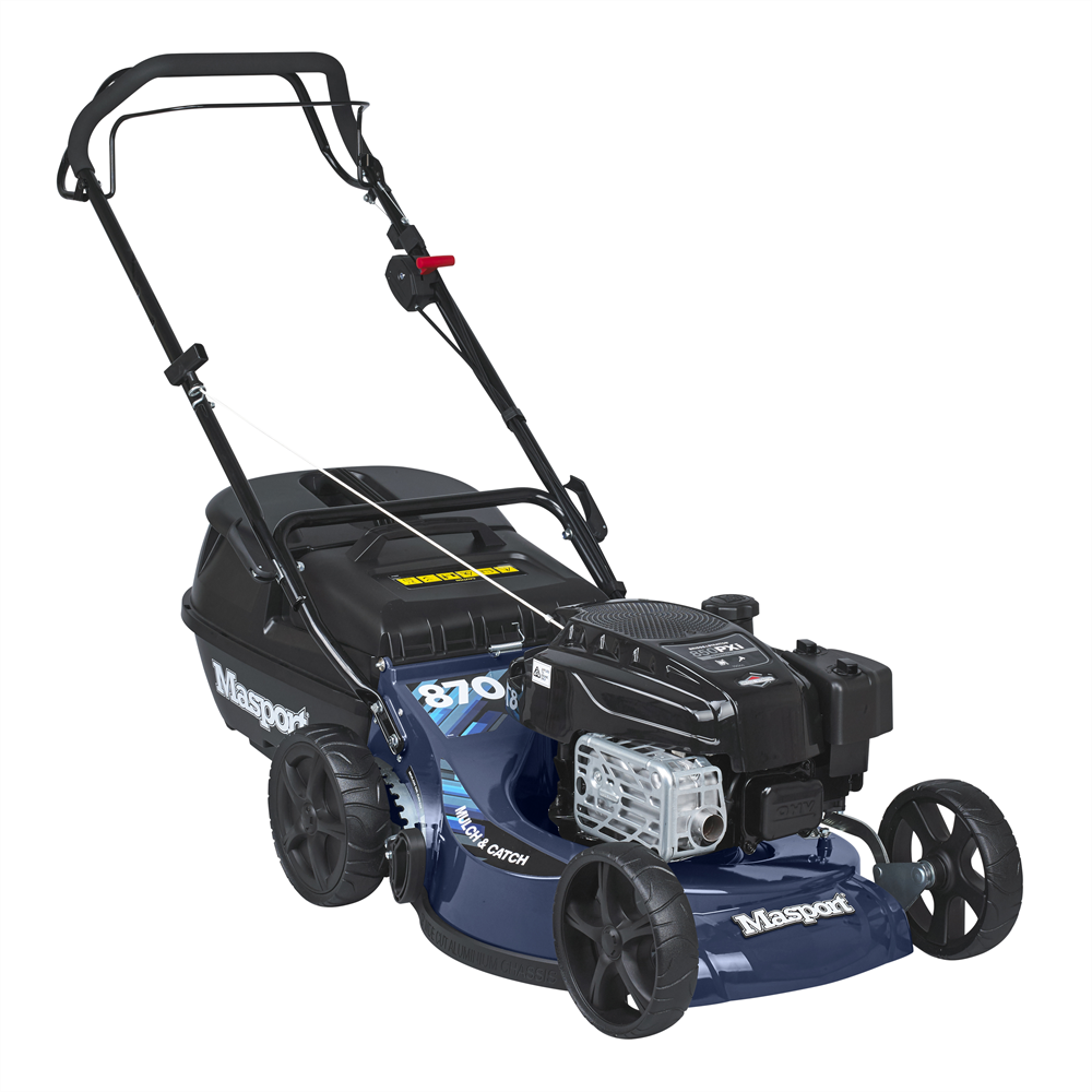 Masport Pro Power 870 AL 3'n1 Self Propelled Lawnmower 19" Heavy Duty Aluminium Chassis