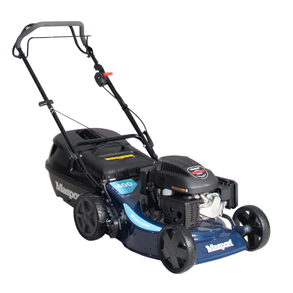 Masport 400 ST 3'n1 Self Propelled Petrol Lawnmower 18" Heavy Duty Steel Chassis