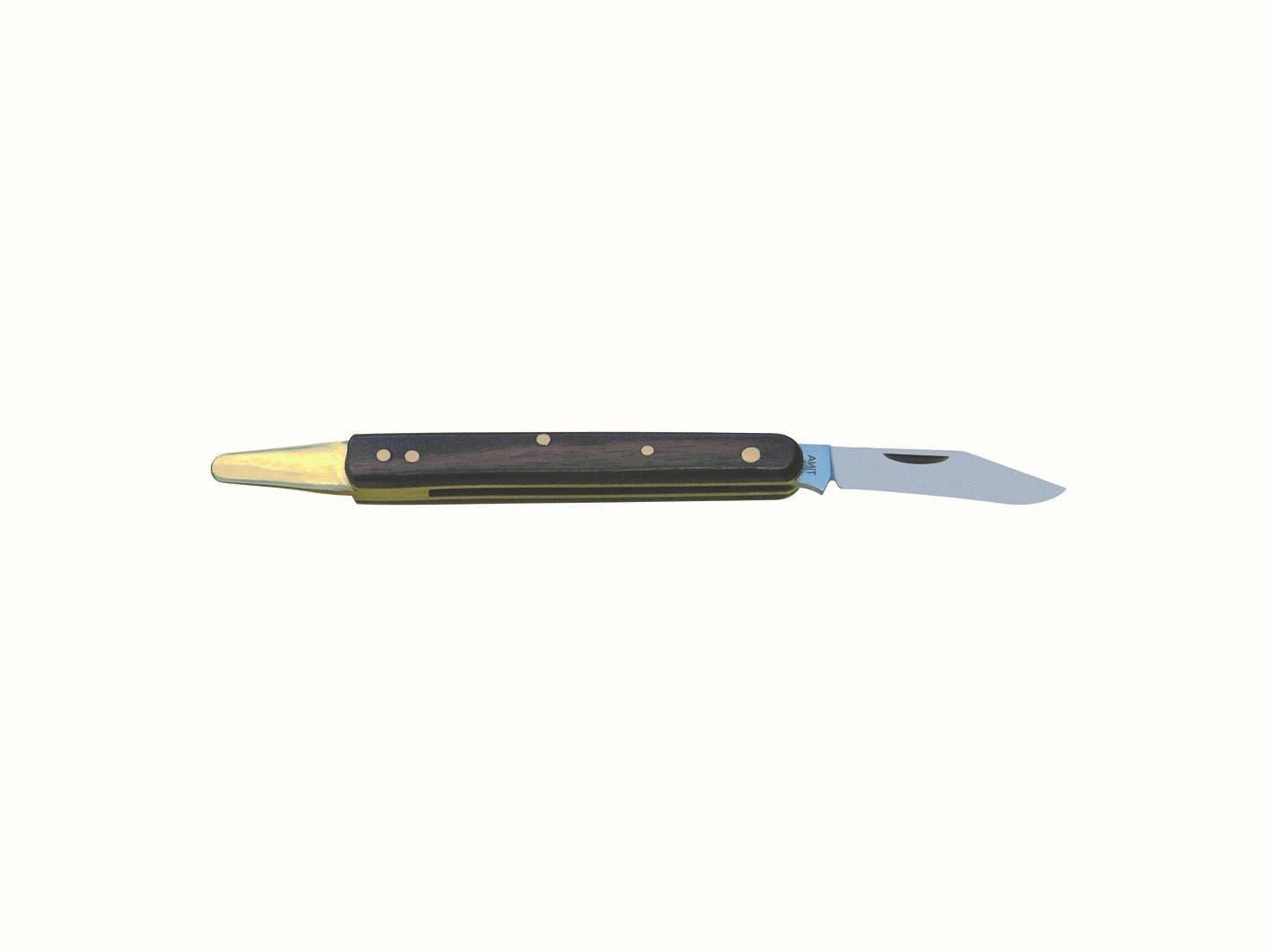 Tina Budding Knife w/- Brass Barklifter 9cm (Left-Handed)