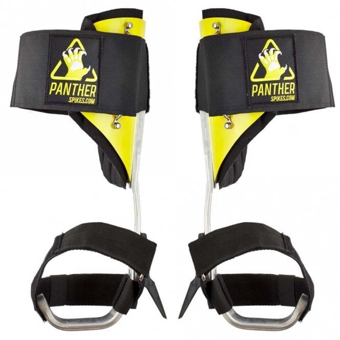 Alu. Climbers w/ Short, Medium or Long gaffs, Synthetic, Leather or Velcro Straps