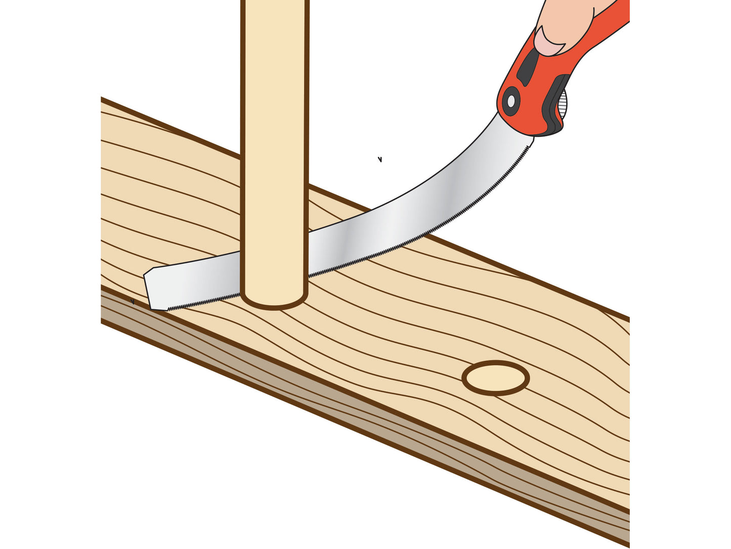 Extol Japanese Saw 220mm Blade