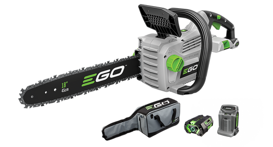 EGO POWER+ 56V 45cm Brushless  Chainsaw 20m/s KIT + Bonus Chainsaw Bag