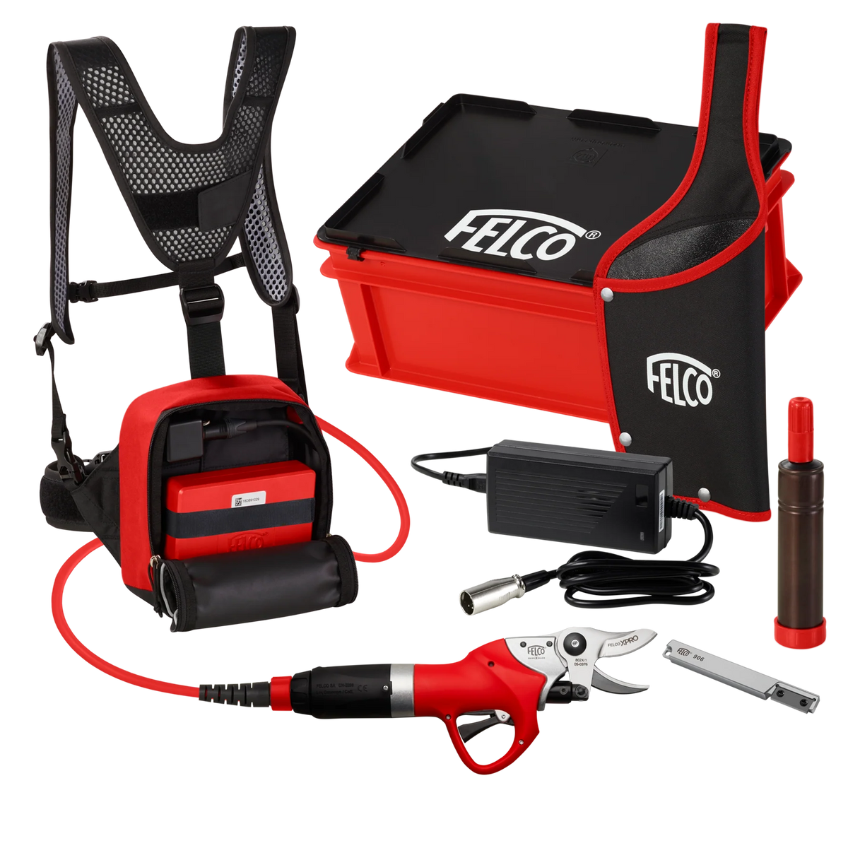 FELCO 802 complete kit with 108Wh  3Ah Battery.