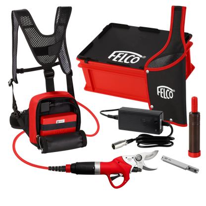 FELCO 812+ complete kit with 216Wh / 6Ah Battery.