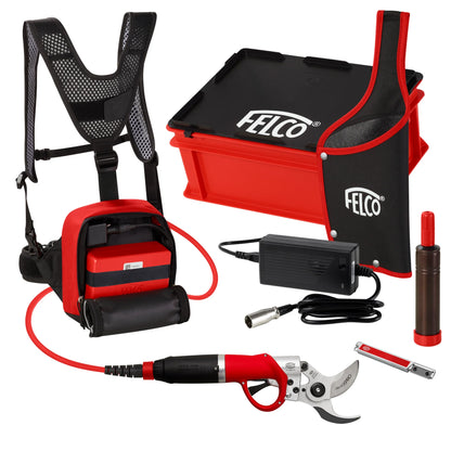 FELCO 822+ complete kit with 216Wh / 6Ah Battery.