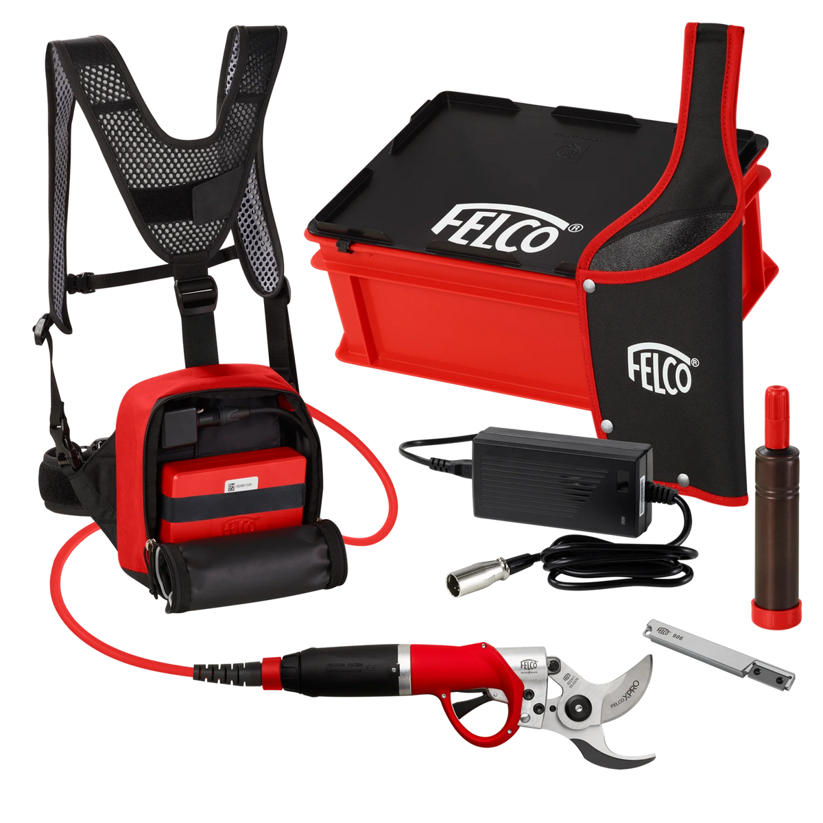 FELCO 822 complete kit with 108Wh / 3Ah Battery.