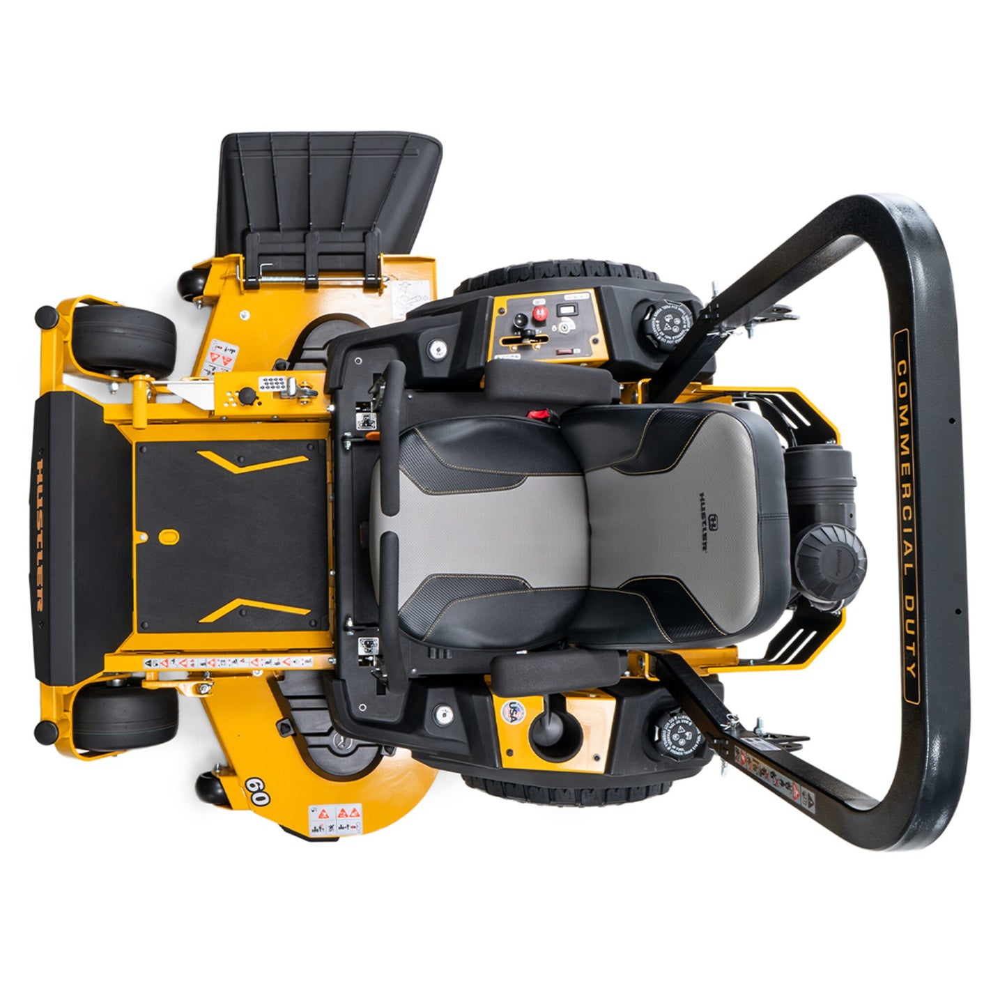 Hustler FasTrak SDX 60 Featuring a robust 60″ fabricated steel deck, a commercial-grade machine