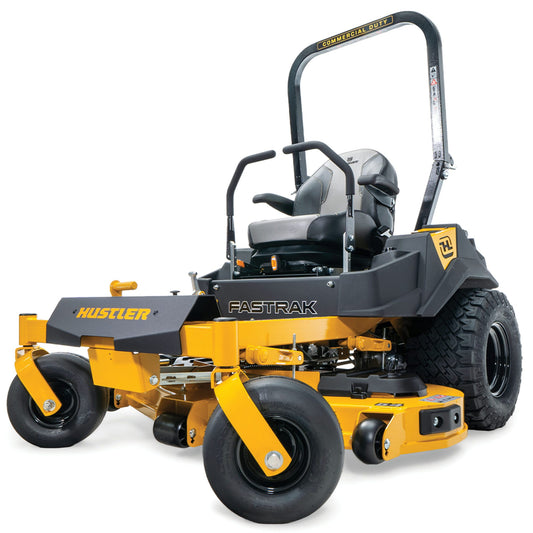 Hustler FasTrak 60 With a robust 60″ fabricated steel deck and powerful Hydro-Gear