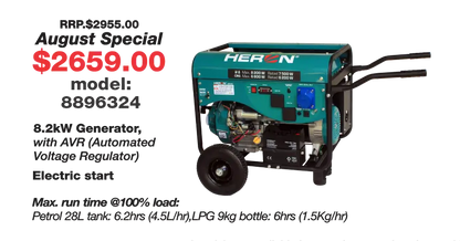 Heron 8.2kW Hybrid Generator