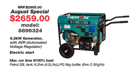 Heron 8.2kW Hybrid Generator