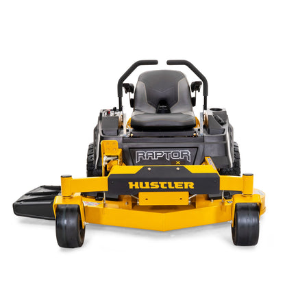 Hustler Raptor XD 48 zero turn mower – a robust and reliable machine designed to make lawn care effortless