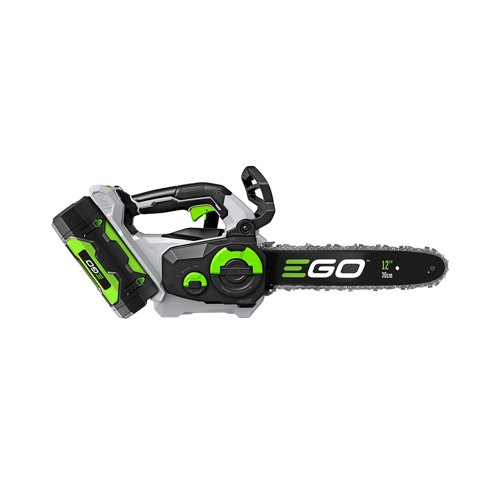 EGO CS1201E POWER+ 56V 30cm Brushless Top Handle Chainsaw KIT  Includes 2.5Ah Battery & Charger
