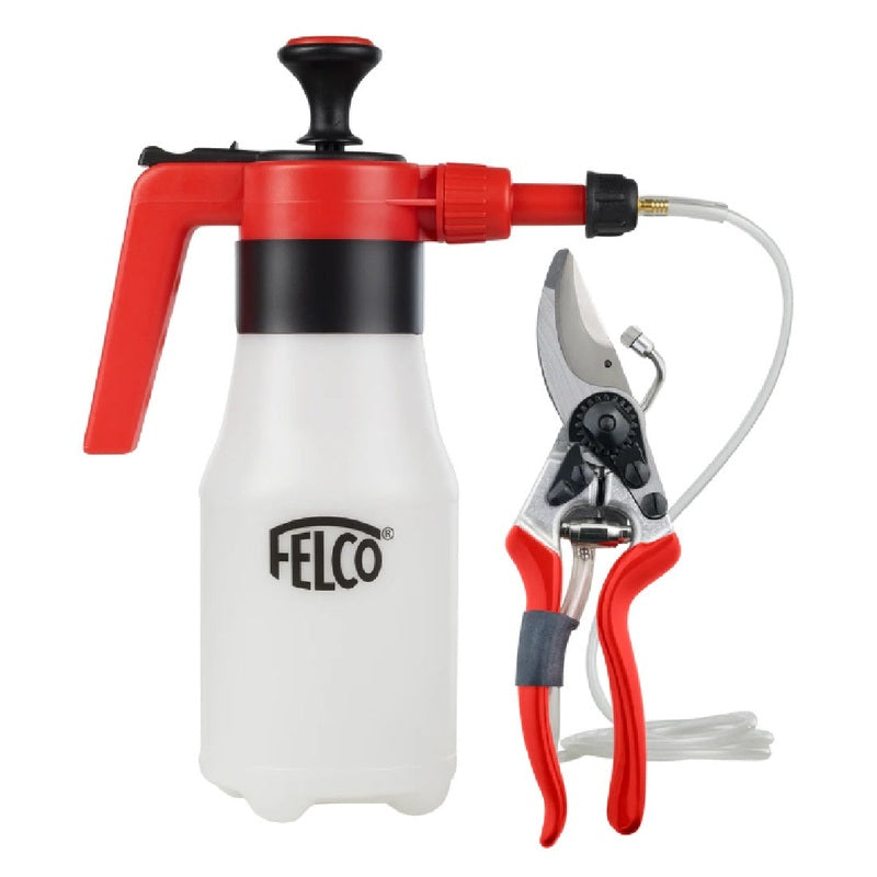 FELCO 19 One-hand pruning shear - Special Application - FELCO 8 with spraying device.