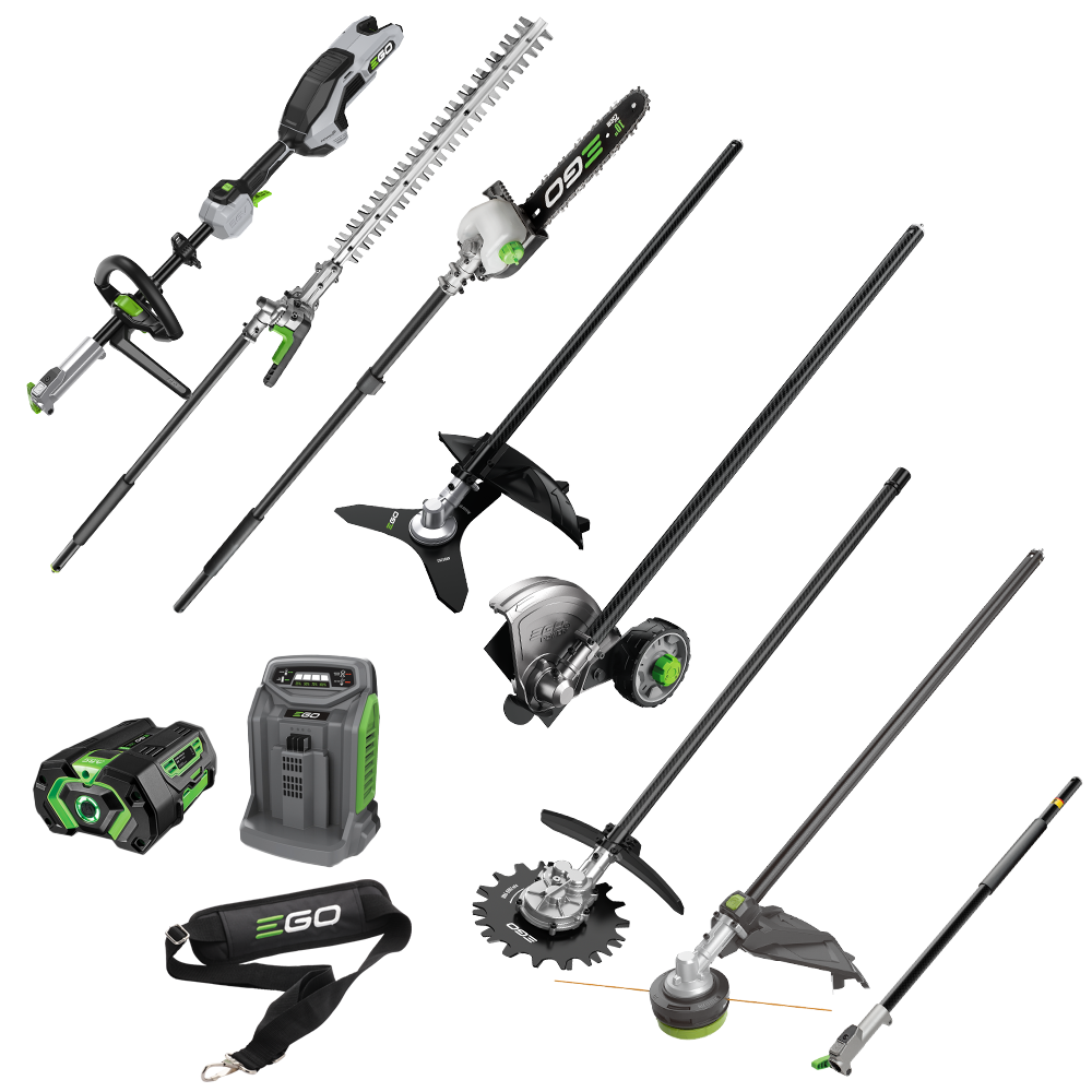 EGO Power+ MFC1634E Multi-Tool Carbon Fibre 7pce Attachment Kit with Upgraded Power Head