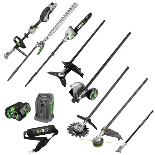 EGO Power+ MFC1634E Multi-Tool Carbon Fibre 7pce Attachment Kit with Upgraded Power Head