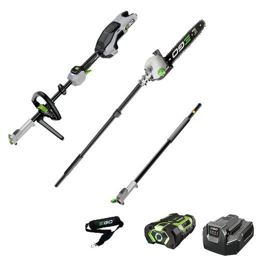 Ego Power+ Multi-Tool Carbon Fibre Pole Saw Kit with Upgraded Power Head