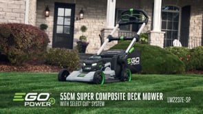 EGO LM2237E-SP POWER+ Mower 55cm Super Composite Deck with Select Cut™ System Kit