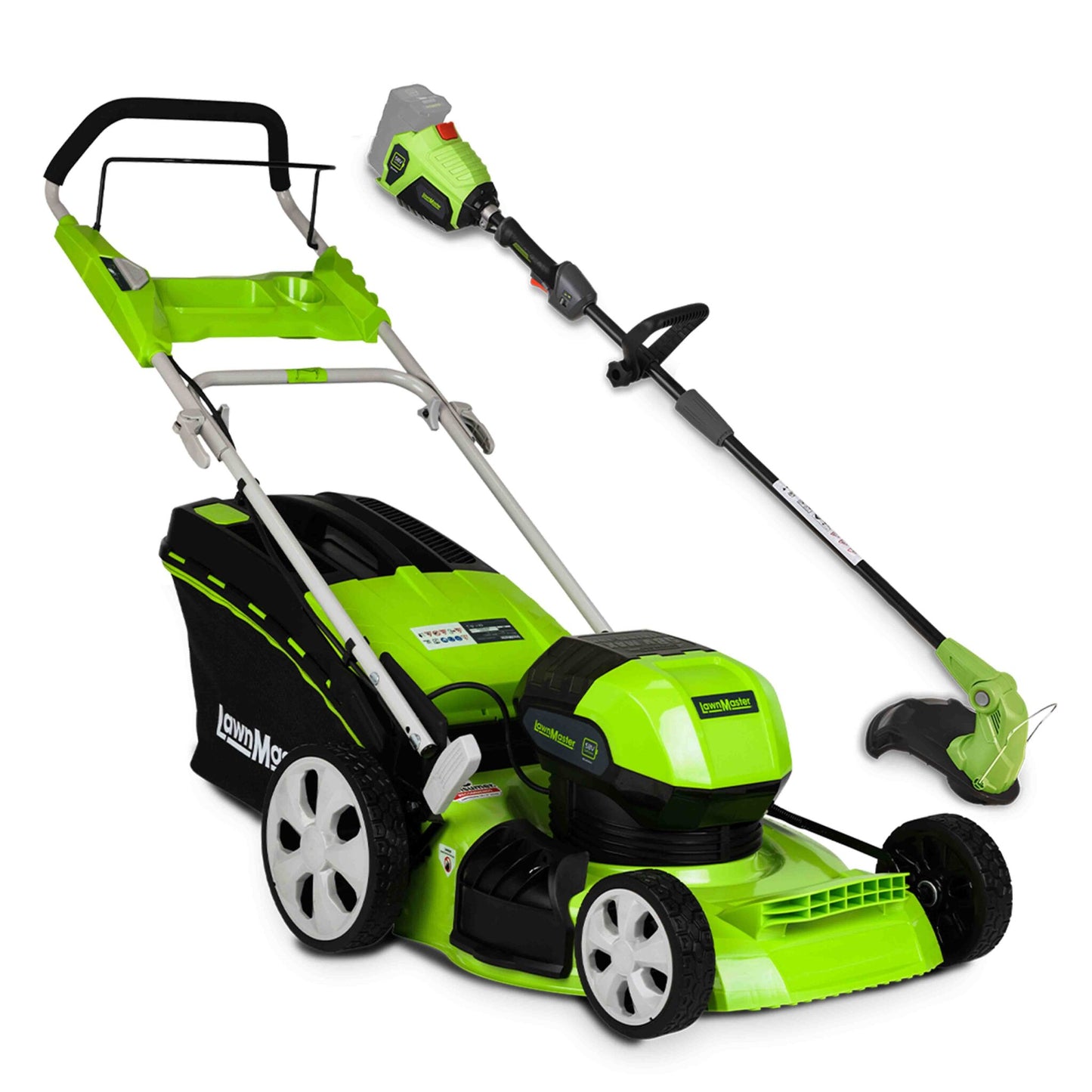 LawnMaster 58V 18" Mower & Line Trimmer Kit - Exclusive to Mitre 10