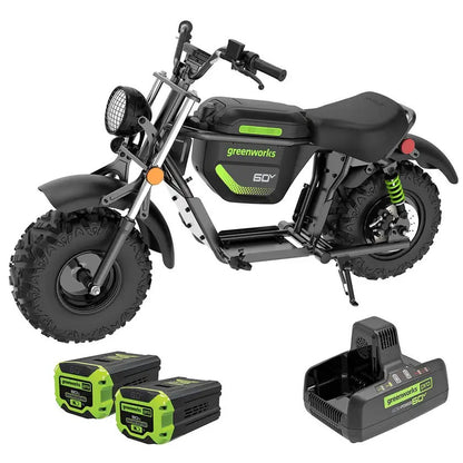 Greenworks OVC912 Mini Bike Kit-Get 1 x 6.0Ah Battery valued at $449